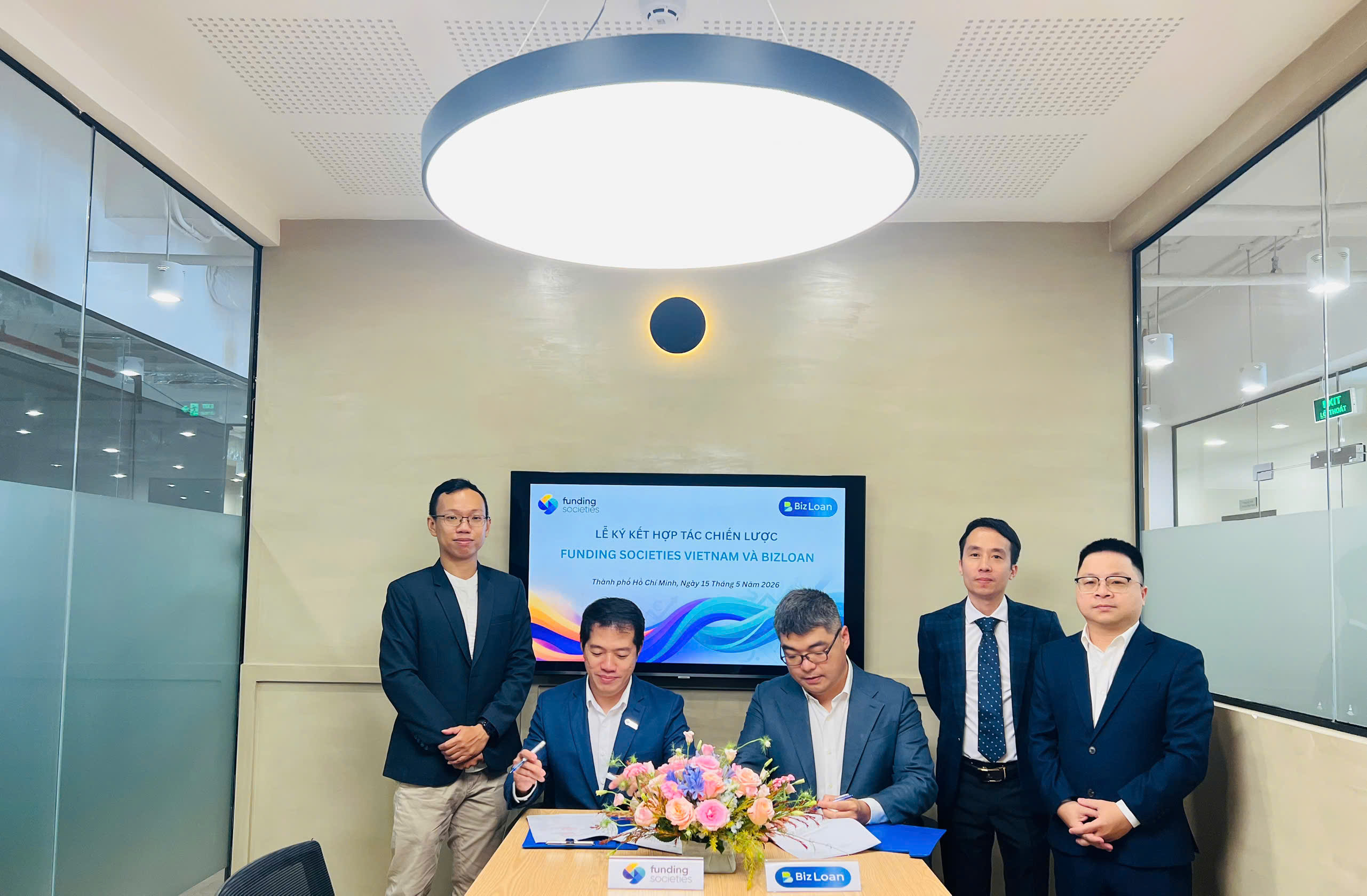 Lễ ký kết hợp tác chiến lược Funding Societies và BizLoan